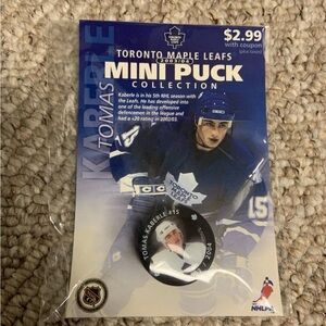 Tomas Kaberle Toronto Maple Leafs Mini Hockey Puck 2003/04 NHL